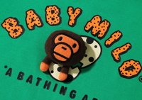 Bape Kids Baby Milo Plush Doll In An Egg Tee Green Size 130 K