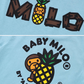 Bape Kids Baby Milo Pineapple Tee Blue Size 130 K