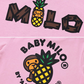 Bape Kids Baby Milo Pineapple Tee Pink Size 130 K