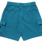 Bape Wide Fit Double Knit Blue Cargo Shorts Size Large