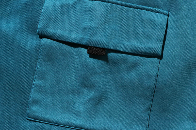 Bape Wide Fit Double Knit Blue Cargo Shorts Size Large