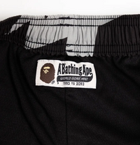 Bape Bapesta Pattern Black Beach Shorts Size XL