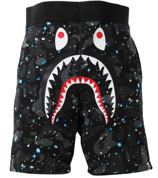 Bape Shark Space Camo Sweatshorts Size XL