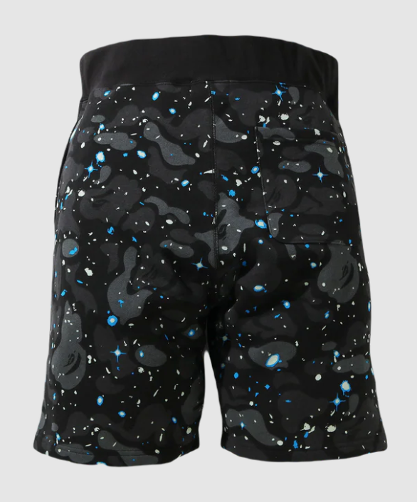 Bape Shark Space Camo Sweatshorts Size XL