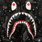 Bape Shark Space Camo Sweatshorts Size XL