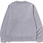 Bape Grey Embroidery Ape Head Crewneck Sweater Size Large