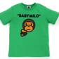 Bape Kids Baby Milo Hamburger Tee Green Size 130 K