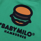 Bape Kids Baby Milo Hamburger Tee Green Size 130 K