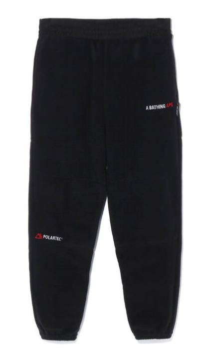 Bape Polartech Black Fleece Pants Size XXL