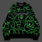 Bape Text Code Camo Black Crewneck Sweater Size Medium