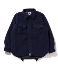 Bape Kids Shark Patch Jacket Navy Size 120 K