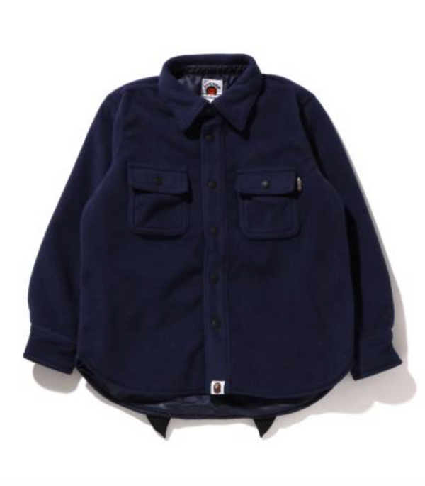 Bape Kids Shark Patch Jacket Navy Size 130 K