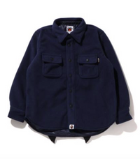 Bape Kids Shark Patch Jacket Navy Size 130 K