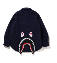 Bape Kids Shark Patch Jacket Navy Size 130 K