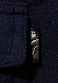 Bape Kids Shark Patch Jacket Navy Size 130 K