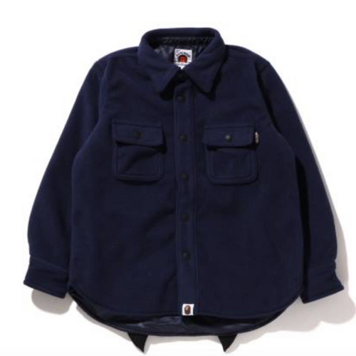Bape Kids Shark Patch Jacket Navy Size 100 K