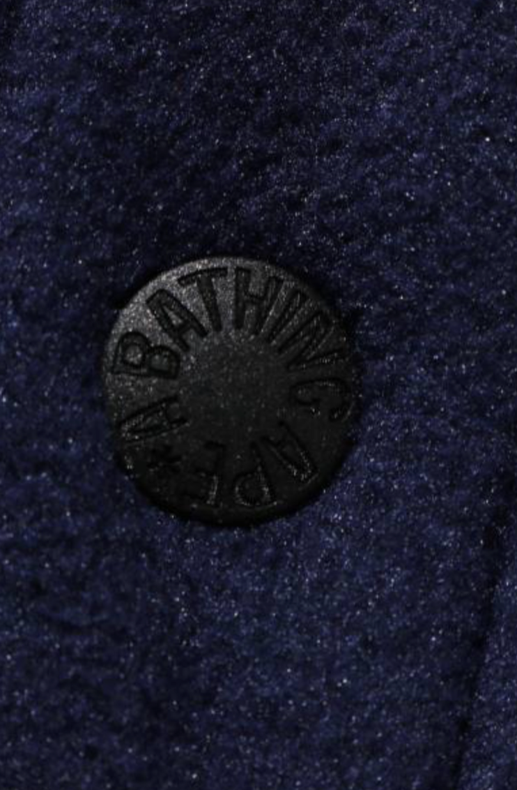 Bape Kids Shark Patch Jacket Navy Size 100 K