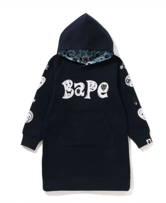 Bape Kids x Chocomoo Hoodie Onepiece Navy Size 120 K