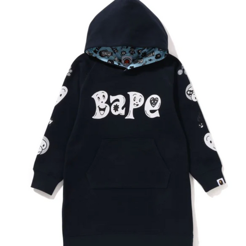 Bape Kids x Chocomoo Hoodie Onepiece Navy Size 120 K