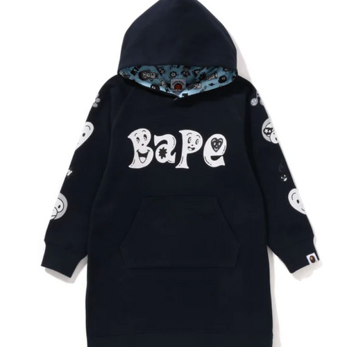 Bape Kids x Chocomoo Hoodie Onepiece Navy Size 90 K