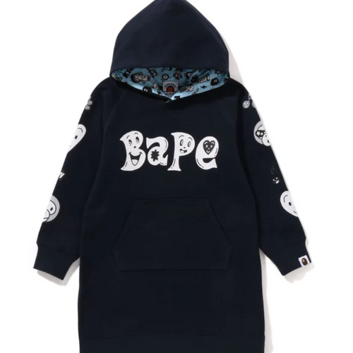 Bape Kids x Chocomoo Hoodie Onepiece Navy Size 130 K