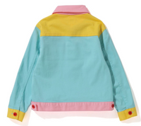 Bape Kids Baby Milo Button Fly Jacket Multi Color Size 130 K