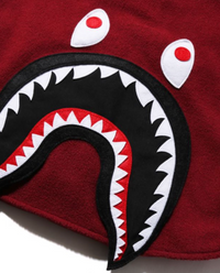 Bape Kids Shark Patch Jacket Burgundy Size 130 K