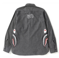 Bape Kids Side Shark Shirt Black Size 130 K