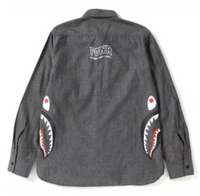 Bape Kids Side Shark Shirt Black Size 120 K