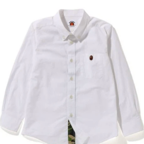 Bape Kids ABC Camo Shirt Jr White SIze 130 K