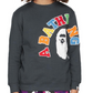 Bape Kids Ape Head College Patch Crewneck Charcoal Size 130 K