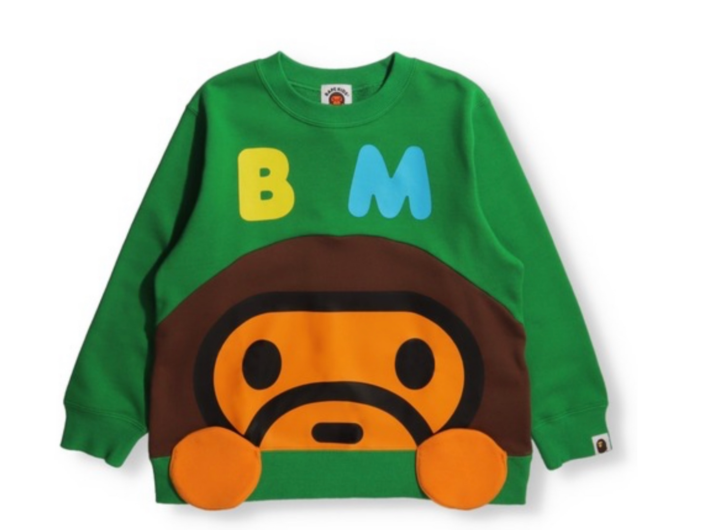 Bape Kids Baby Milo Crewneck Green Size 120 K