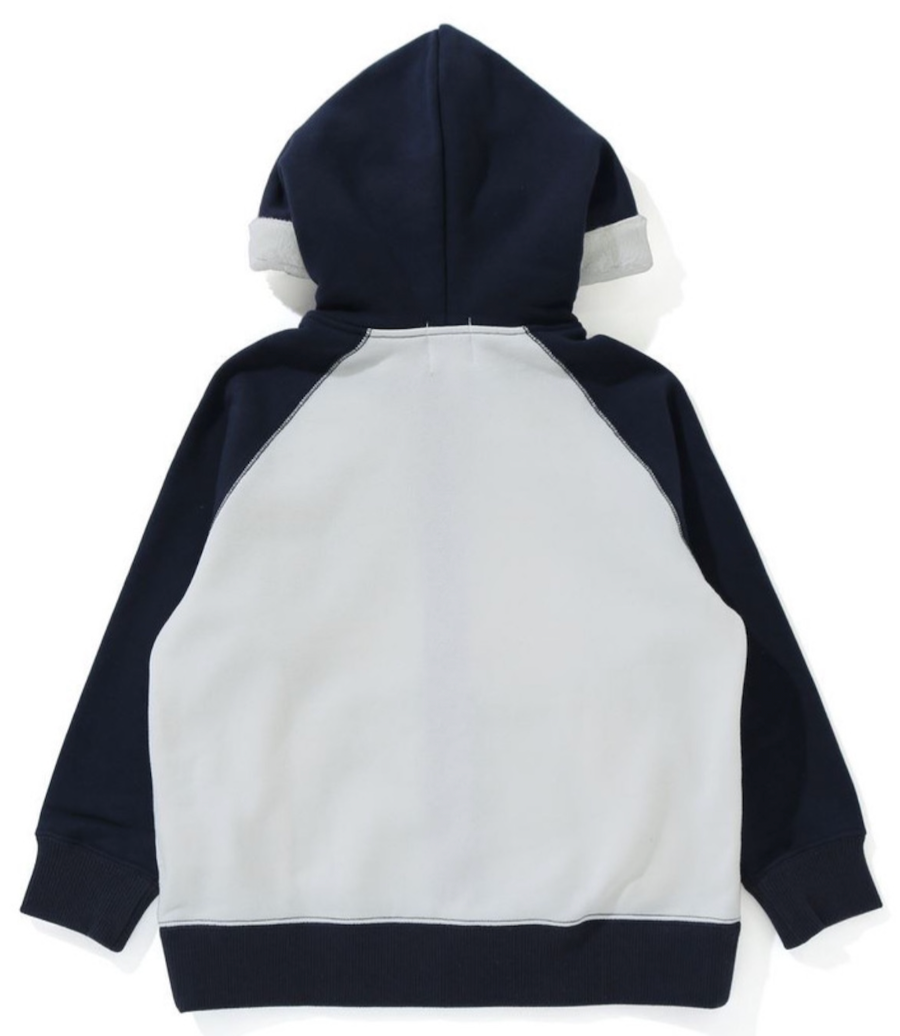 Bape Kids Baby Milo Star Zip Hoodie White & Blue Size 130 K