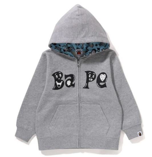 Bape Kids x Chocomoo Zip Hoodie Grey Size 110 K