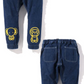 Bape Kids Baby Milo Friends Damaged Denim Pants Size 130 K