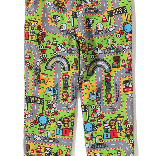 Bape Kids Baby Milo Racing Track Pants Multi Size 130 K