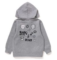 Bape Kids x Chocomoo Zip Hoodie Grey Size 100 K