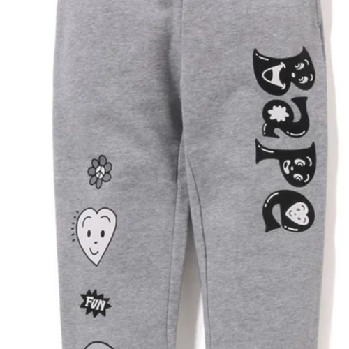 Bape Kids x Chocomoo Sweatpants Grey Size 130 K