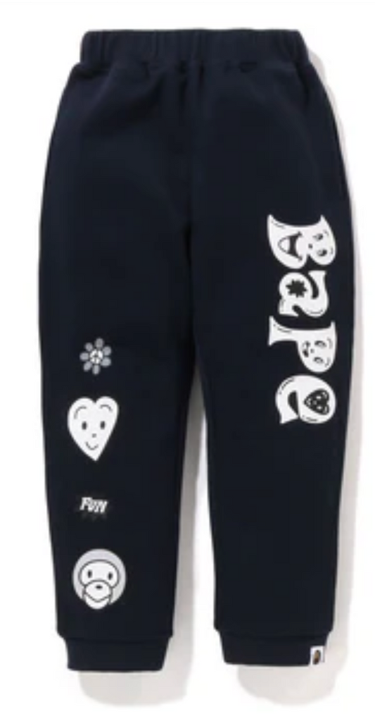 Bape Kids x Chocomoo Sweatpants Navy Size 120 K
