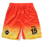 Bape Kids 15th Ann. x FCRB ABC Camo Gradation Game Shorts Yellow Size 130 K