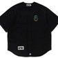 Bape Line Camo S/S Black Baseball Jersey Size XL