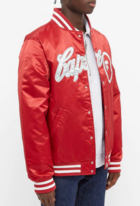 Bape Ape Head Red Baseball Varsity Jacket Size XXL