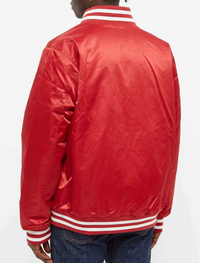 Bape Ape Head Red Baseball Varsity Jacket Size XXL
