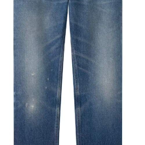 Bape X A.P.C. Patched Damage Denim Jeans Size Large