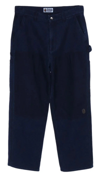 Bape Sashiko Indigo Apron Painter Pants Size Medium