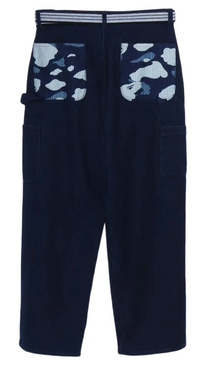 Bape Sashiko Indigo Apron Painter Pants Size Medium
