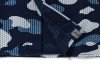 Bape Sashiko Camo Indigo Ralxed Fit Button-Down Shirt Size Large