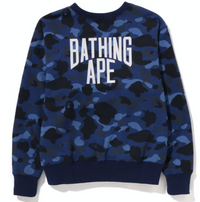 Bape 4Way Relaxed Fit Camo Bapesta Crewneck Sweater Size XL