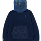 Bape Samurai Shark Indigo Full-Zip Hoodie Size Large