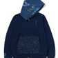 Bape Samurai Shark Indigo Full-Zip Hoodie Size Large